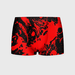Мужские трусы Чёрно-красный абстрактный