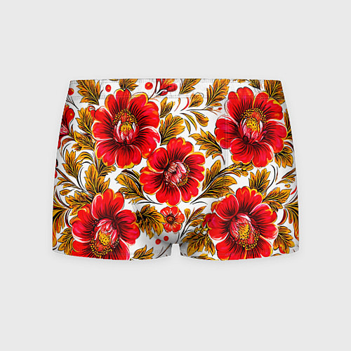 Мужские трусы Русская традиционная живопись / 3D-принт – фото 1