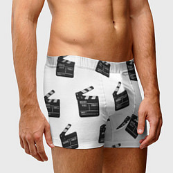 Трусы-боксеры мужские Съёмочная хлопушка, цвет: 3D-принт — фото 2
