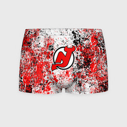 Трусы-боксеры мужские New Jersey Devils NHL white, цвет: 3D-принт
