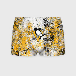 Трусы-боксеры мужские Pittsburgh Penguins NHL white, цвет: 3D-принт