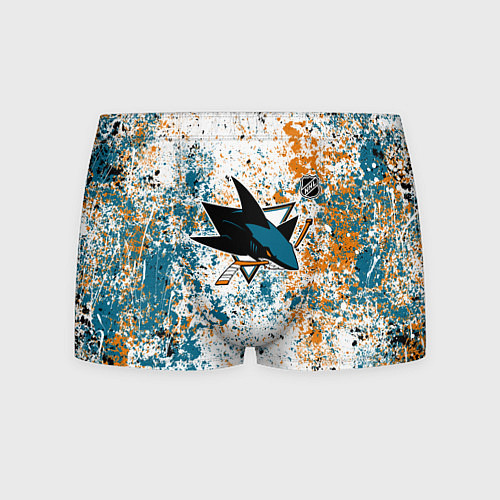 Мужские трусы San Jose Sharks NHL white / 3D-принт – фото 1