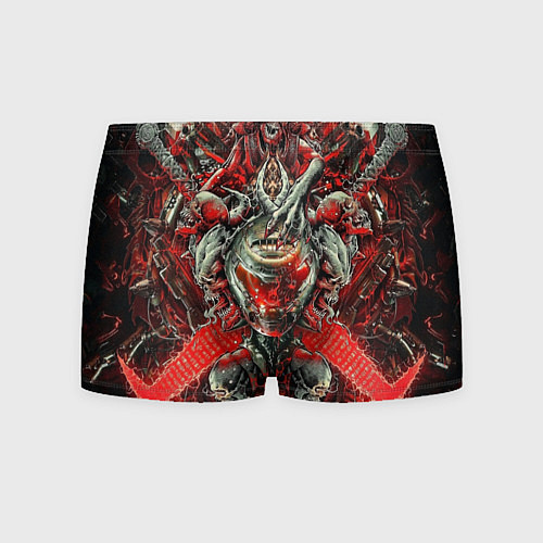 Мужские трусы Doom постер к игре / 3D-принт – фото 1