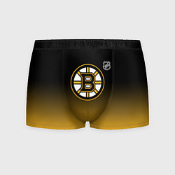 Трусы-боксеры мужские Бостон Брюинз - градиент, цвет: 3D-принт