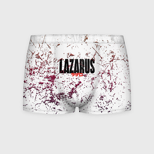 Мужские трусы Лазарь аниме надпись гранж / 3D-принт – фото 1