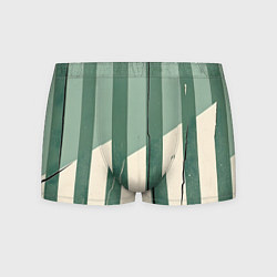 Трусы-боксеры мужские Зеленые полосы, цвет: 3D-принт