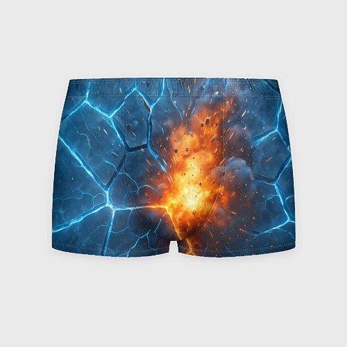 Мужские трусы Взрыв из объемных плит / 3D-принт – фото 1