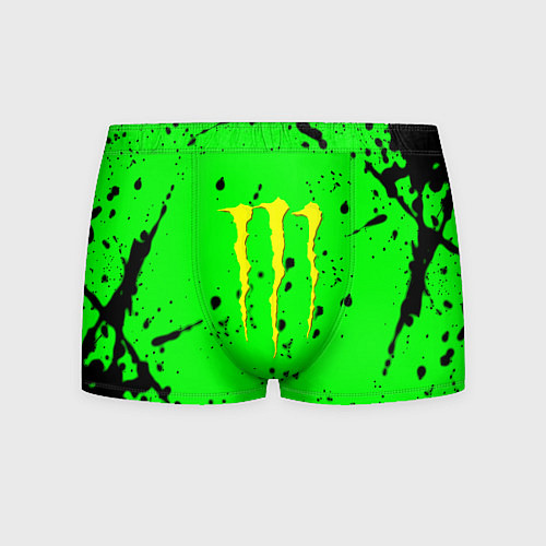 Мужские трусы Monster energy кислотные брызги / 3D-принт – фото 1