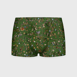 Трусы-боксеры мужские Земли Замка - Герои 3, цвет: 3D-принт