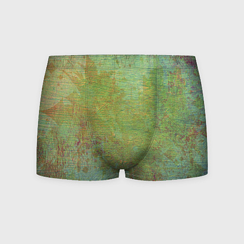 Мужские трусы Абстракция - green oil stain / 3D-принт – фото 1