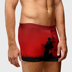 Трусы-боксеры мужские Самурай в пути, цвет: 3D-принт — фото 2