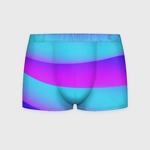 Мужские трусы Неоновый прилив / 3D-принт – фото 1