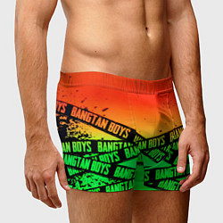 Трусы-боксеры мужские Bangtan Boys steel grunge, цвет: 3D-принт — фото 2