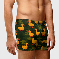 Трусы-боксеры мужские Уточный камуфляж паттерн, цвет: 3D-принт — фото 2