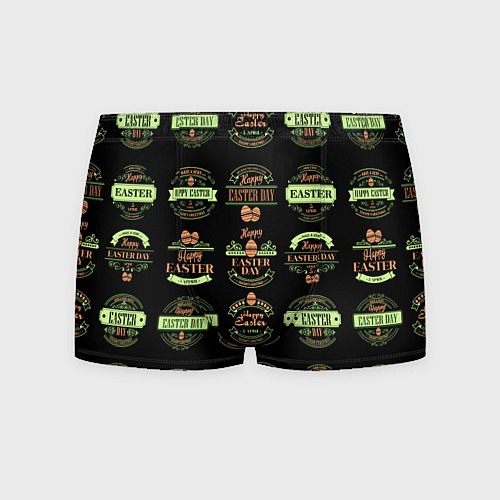 Мужские трусы Easter holidays / 3D-принт – фото 1