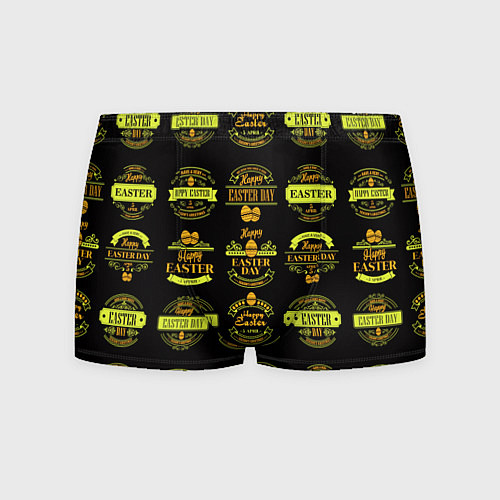 Мужские трусы Easter holidays / 3D-принт – фото 1
