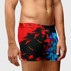 Трусы-боксеры мужские Doom лёд и пламя, цвет: 3D-принт — фото 2