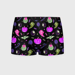 Мужские трусы Halloween pink black pumpkin