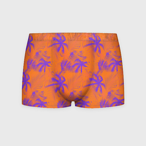 Мужские трусы Palm orange / 3D-принт – фото 1