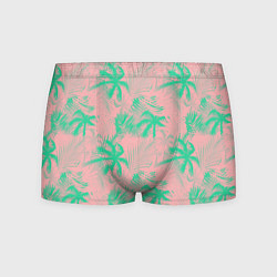 Мужские трусы Palm turquoise pink