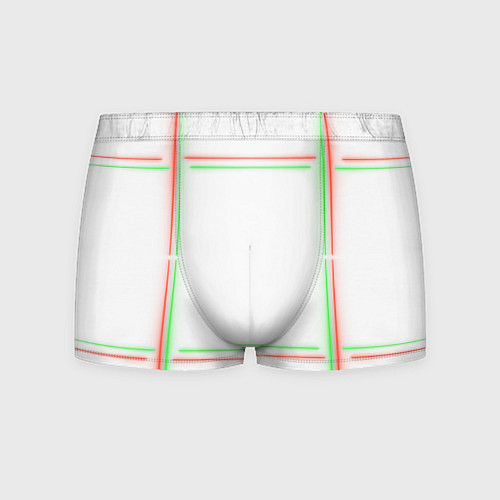 Мужские трусы Neon light green red / 3D-принт – фото 1