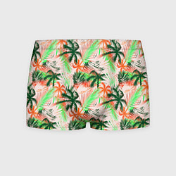 Мужские трусы Palm green pink