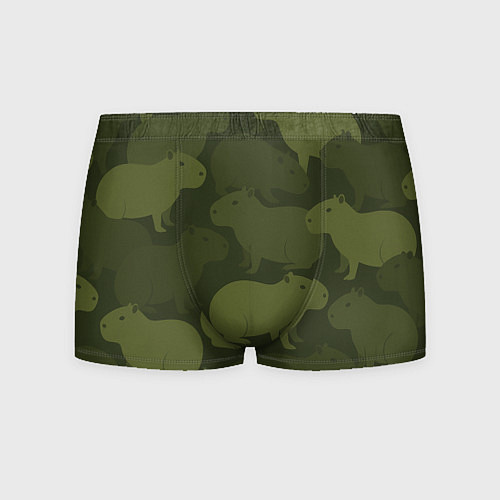 Мужские трусы Камуфляж из капибар / 3D-принт – фото 1