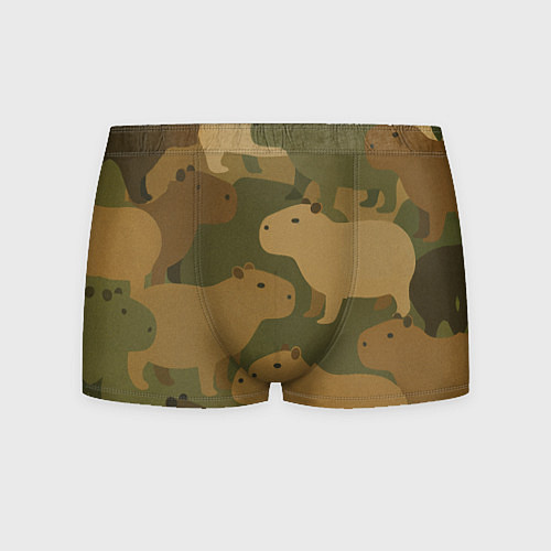 Мужские трусы Капибара - камуфляж / 3D-принт – фото 1