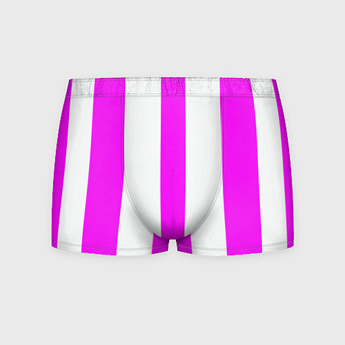 Мужские трусы Color white pink lines / 3D-принт – фото 1