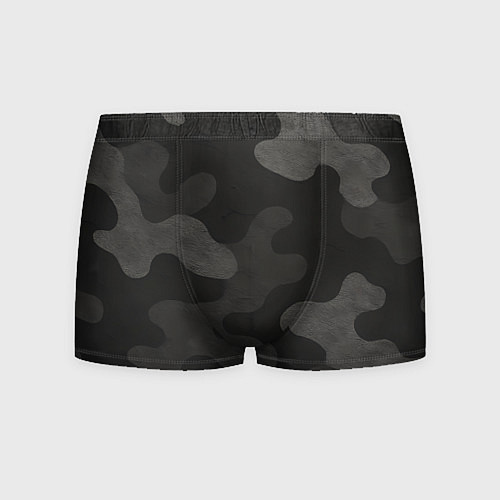 Мужские трусы Черно-серый камуфляж / 3D-принт – фото 1