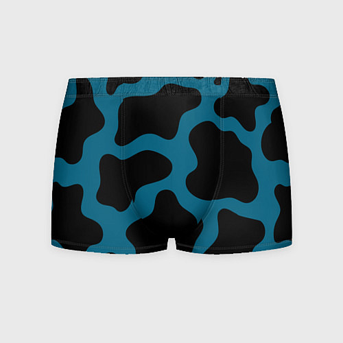 Мужские трусы Синяя коровья расцветка / 3D-принт – фото 1