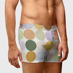 Трусы-боксеры мужские Цветочный горошек, цвет: 3D-принт — фото 2