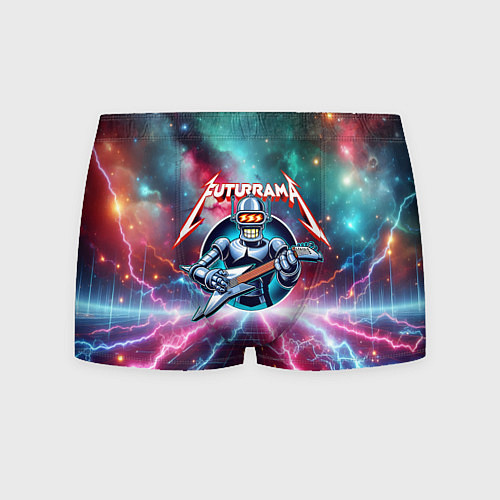 Мужские трусы Гитарист Бендер рок группы Футурама / 3D-принт – фото 1