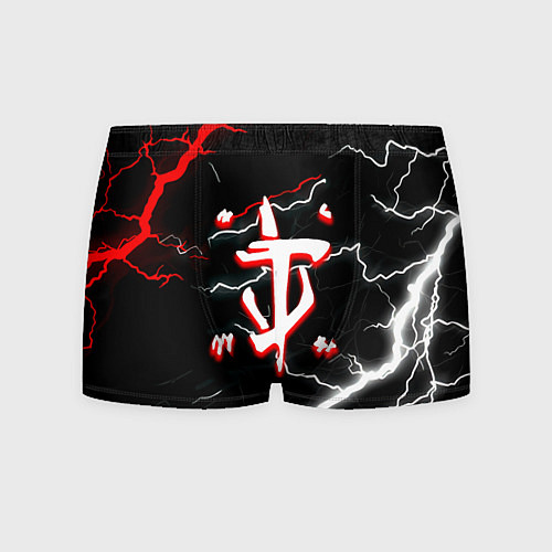 Мужские трусы Doom шторм текстура / 3D-принт – фото 1