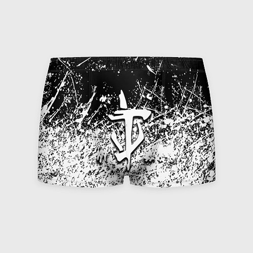 Мужские трусы Doom краски всплеск кисти / 3D-принт – фото 1