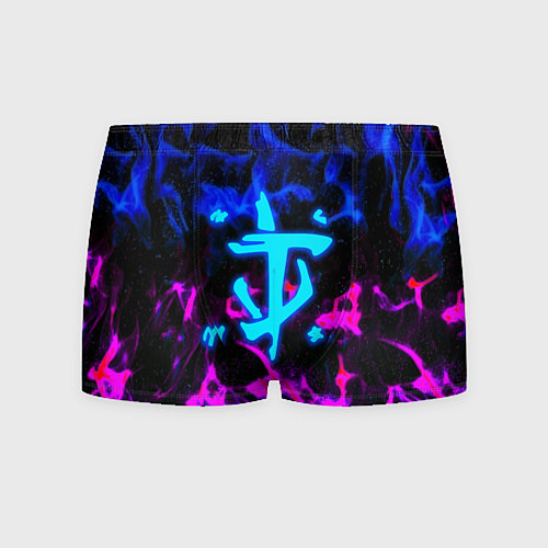 Мужские трусы Doom неоновый дым / 3D-принт – фото 1