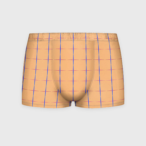 Мужские трусы Color beige blue cross / 3D-принт – фото 1