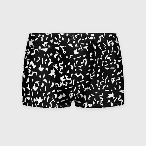 Мужские трусы Черный камуфляж / 3D-принт – фото 1