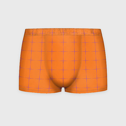 Мужские трусы Color orange stripe / 3D-принт – фото 1