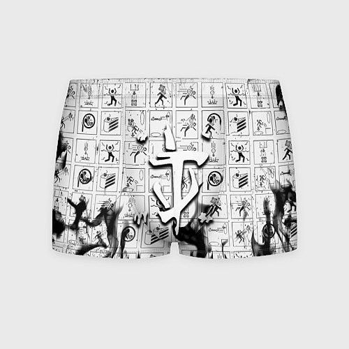 Мужские трусы Doom x portal fire / 3D-принт – фото 1