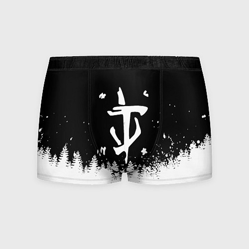 Мужские трусы Doom winter wild / 3D-принт – фото 1