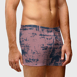 Трусы-боксеры мужские Текстура с потертостями сине-розовая, цвет: 3D-принт — фото 2