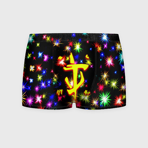 Мужские трусы Doom новогодние искры / 3D-принт – фото 1