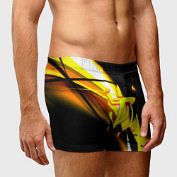 Трусы-боксеры мужские Doom геометрия из полос, цвет: 3D-принт — фото 2