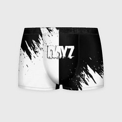Мужские трусы Dayz текстура черно белые краски