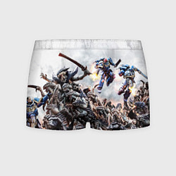 Трусы-боксеры мужские Ультрамарины против Тиранидов, цвет: 3D-принт