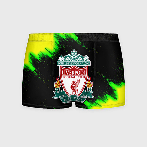 Мужские трусы Ливерпуль кислотные краски / 3D-принт – фото 1