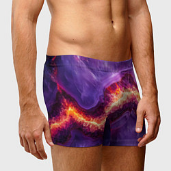 Трусы-боксеры мужские Мраморный камень, цвет: 3D-принт — фото 2