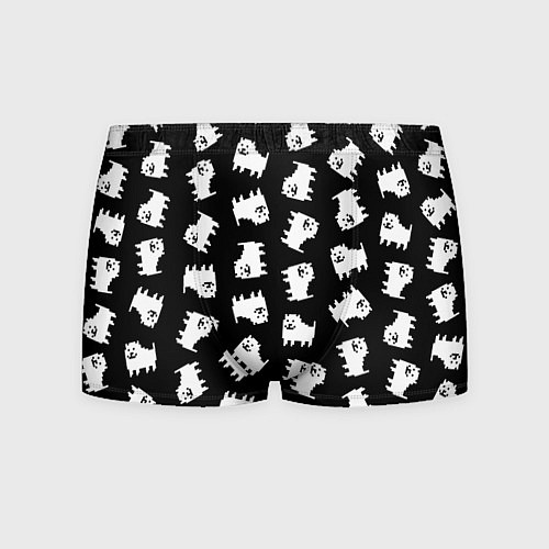 Мужские трусы Annoying dog pattern - Undertale / 3D-принт – фото 1