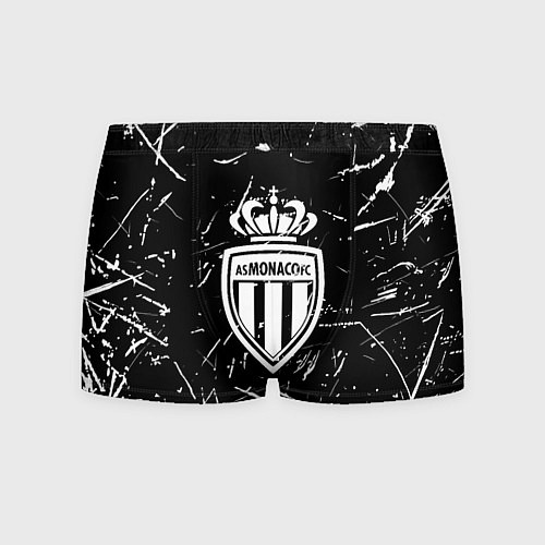 Мужские трусы Монако белые штрихи красок / 3D-принт – фото 1